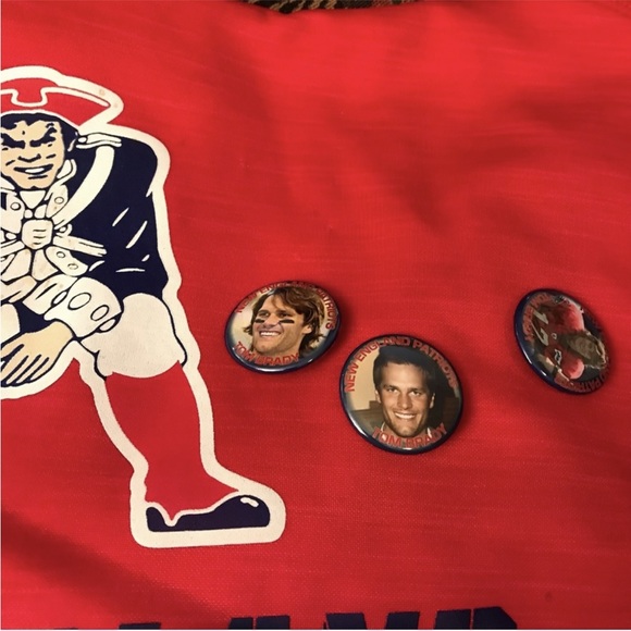 NFL New England Patriots size XL red hooded sweatshirt OG graphics GO PATRIOTS! - Picture 13 of 15